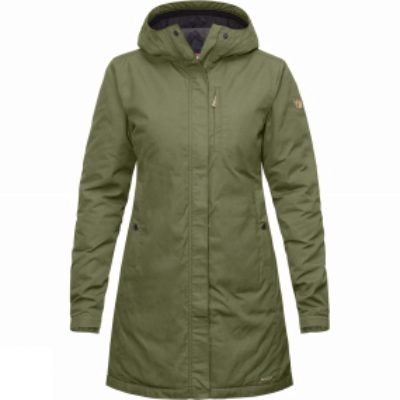 Fjallraven Womens Kiruna Padded Parka Green Fjallraven Womens Kiruna Padded Parka Green